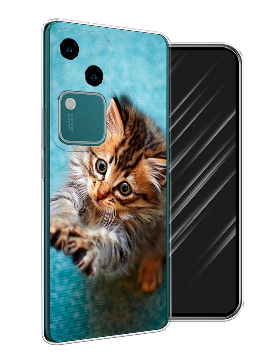 Чехол Awog на Vivo V30/S18 "Котенок просит есть", Бирюзовый;коричневый;белый, 2610250-1
Чехол Awog на Vivo V30/S18 "Котенок просит есть", Бирюзовый;коричневый;белый, 2610250-1