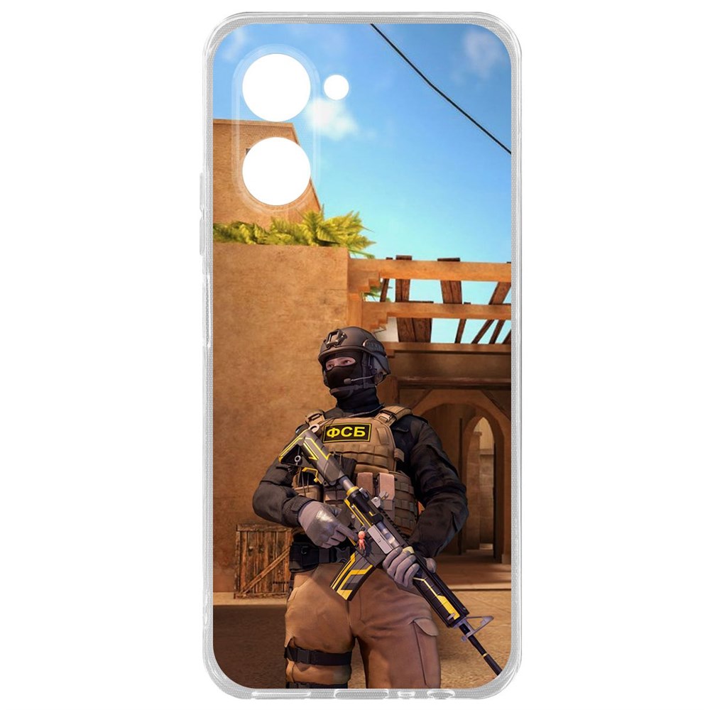 Чехол-накладка Krutoff Clear Case Cтандофф 2 (Standoff 2) - ФСБ для Realme C33 2023, Прозрачный
Чехол-накладка Krutoff Clear Case Cтандофф 2 (Standoff 2) - ФСБ для Realme C33 2023, Прозрачный