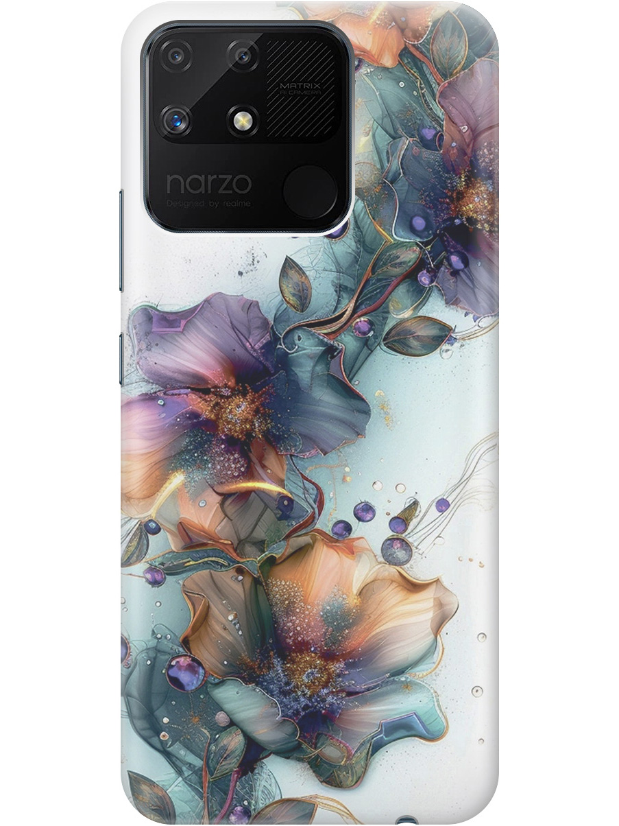 Силиконовый чехол на Realme narzo 50A с принтом "Мистические цветы", Прозрачный;белый;зеленый, 740189910
Силиконовый чехол на Realme narzo 50A с принтом "Мистические цветы", Прозрачный;белый;зеленый, 740189910