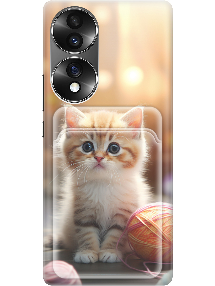 Силиконовый чехол на Honor 70 с рисунком "Котик и нитки", Белый;желтый;розовый, 20011981
Силиконовый чехол на Honor 70 с рисунком "Котик и нитки", Белый;желтый;розовый, 20011981