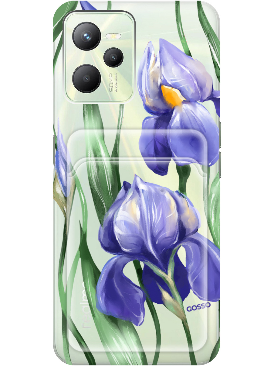 Силиконовый чехол на Realme C35 с рисунком "Amazing Irises" прозрачный, Прозрачный;белый;синий, 20011954
Силиконовый чехол на Realme C35 с рисунком "Amazing Irises" прозрачный, Прозрачный;белый;синий, 20011954
