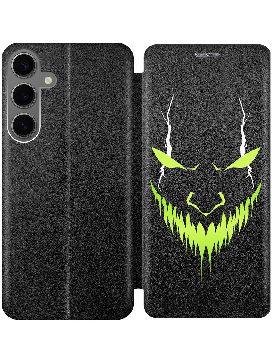 Чехол-книжка на Samsung Galaxy S24+ с принтом "Evil Face" черный, Черный;белый;зеленый, 779824651
Чехол-книжка на Samsung Galaxy S24+ с принтом "Evil Face" черный, Черный;белый;зеленый, 779824651
