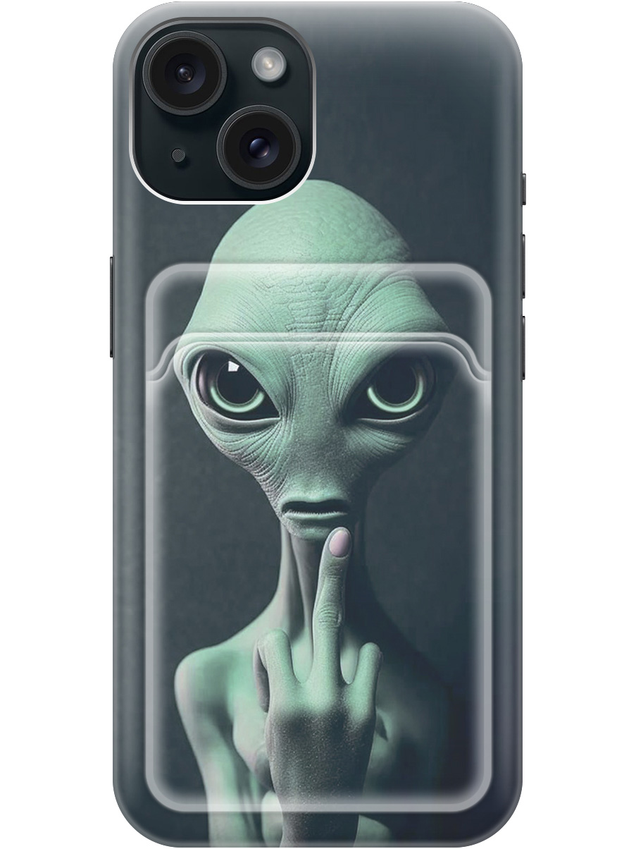 Силиконовый чехол на Apple iPhone 15 с рисунком "Инопланетянин", Зеленый;синий;черный, 20011940
Силиконовый чехол на Apple iPhone 15 с рисунком "Инопланетянин", Зеленый;синий;черный, 20011940
