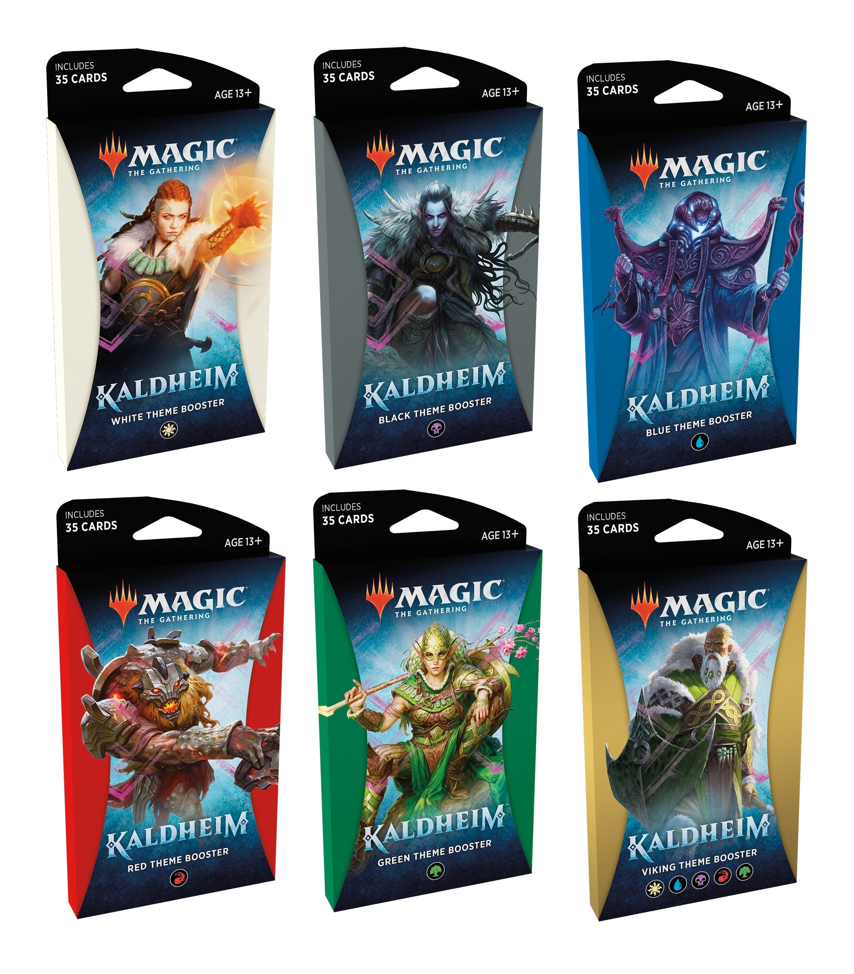 Набор Wizards of the Coast MTG из 6 тематических бустеров издания Kaldheim на англ. языке
Набор Wizards of the Coast MTG из 6 тематических бустеров издания Kaldheim на англ. языке