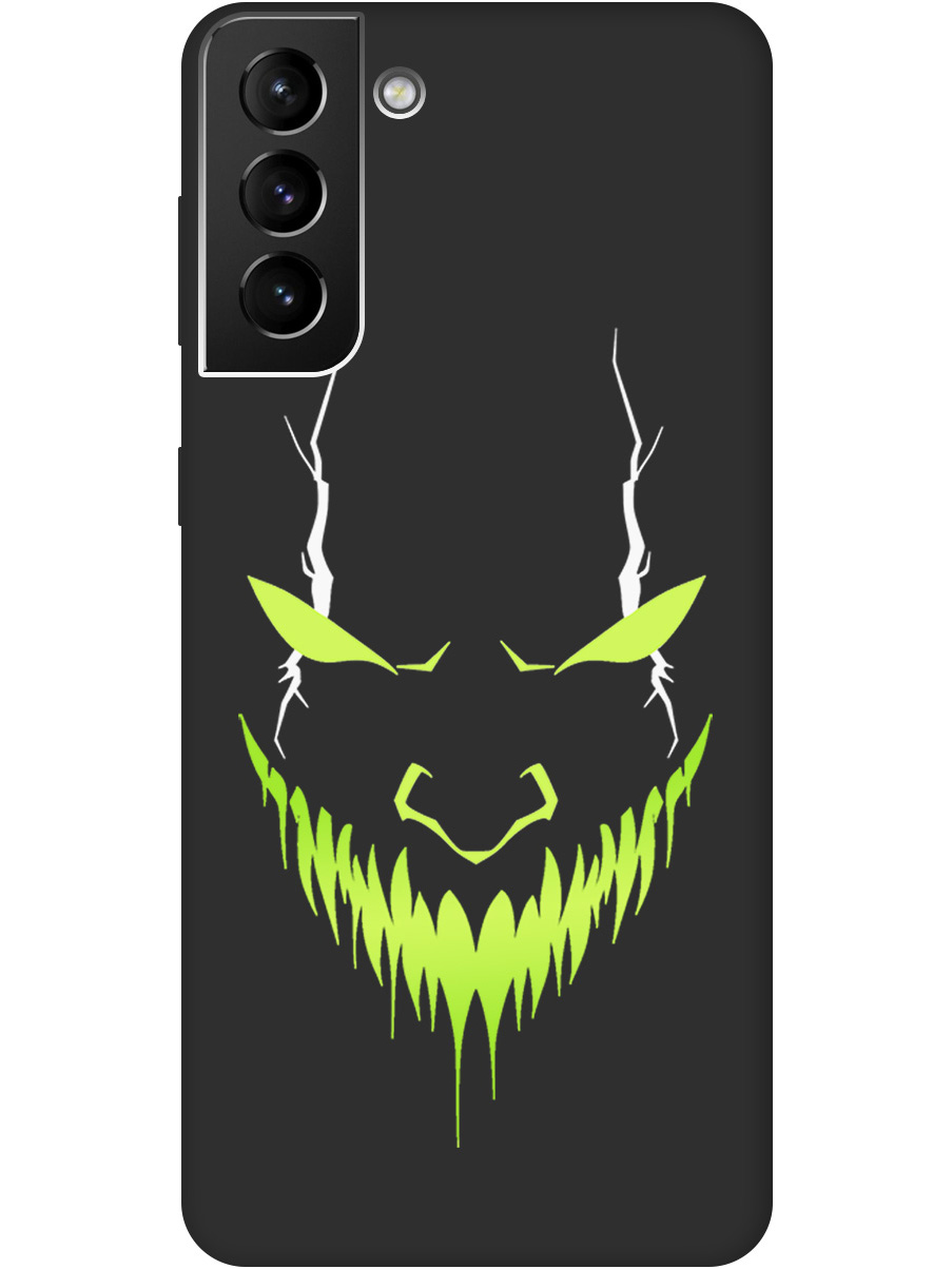 Силиконовый чехол на Samsung Galaxy S21+ с принтом "Evil Face" матовый черный, Черный;белый;зеленый, 724127551
Силиконовый чехол на Samsung Galaxy S21+ с принтом "Evil Face" матовый черный, Черный;белый;зеленый, 724127551