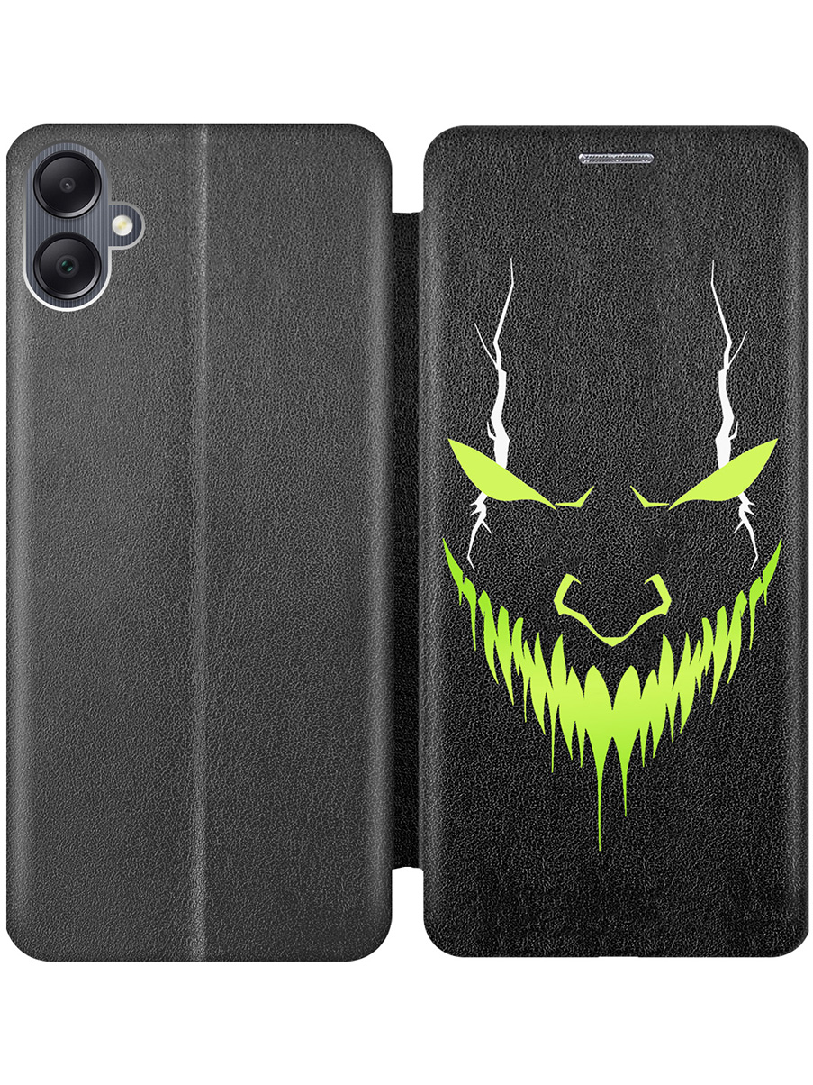 Чехол-книжка на Samsung Galaxy A05 с принтом "Evil Face" черный, Черный;белый;зеленый, 776582651
Чехол-книжка на Samsung Galaxy A05 с принтом "Evil Face" черный, Черный;белый;зеленый, 776582651