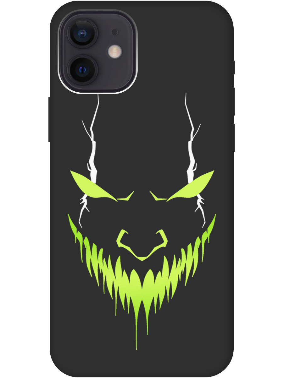 Силиконовый чехол на Apple iPhone 12/12 Pro с принтом "Evil Face" матовый черный, Черный;белый;зеленый, 723374151
Силиконовый чехол на Apple iPhone 12/12 Pro с принтом "Evil Face" матовый черный, Черный;белый;зеленый, 723374151