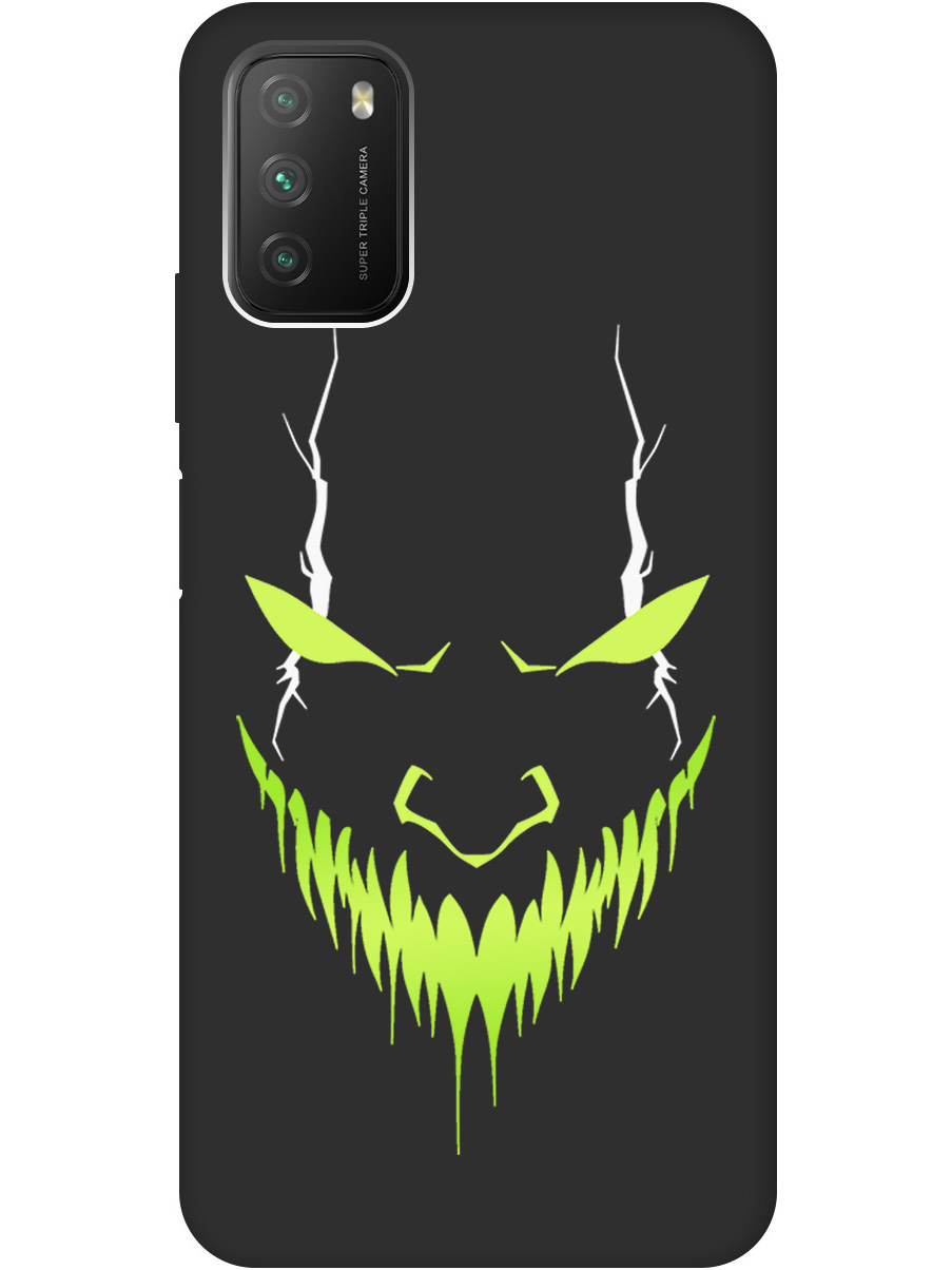 Силиконовый чехол на Xiaomi Redmi 9T, Poco M3 с принтом "Evil Face" матовый черный, Черный;белый;зеленый, 724142751
Силиконовый чехол на Xiaomi Redmi 9T, Poco M3 с принтом "Evil Face" матовый черный, Черный;белый;зеленый, 724142751