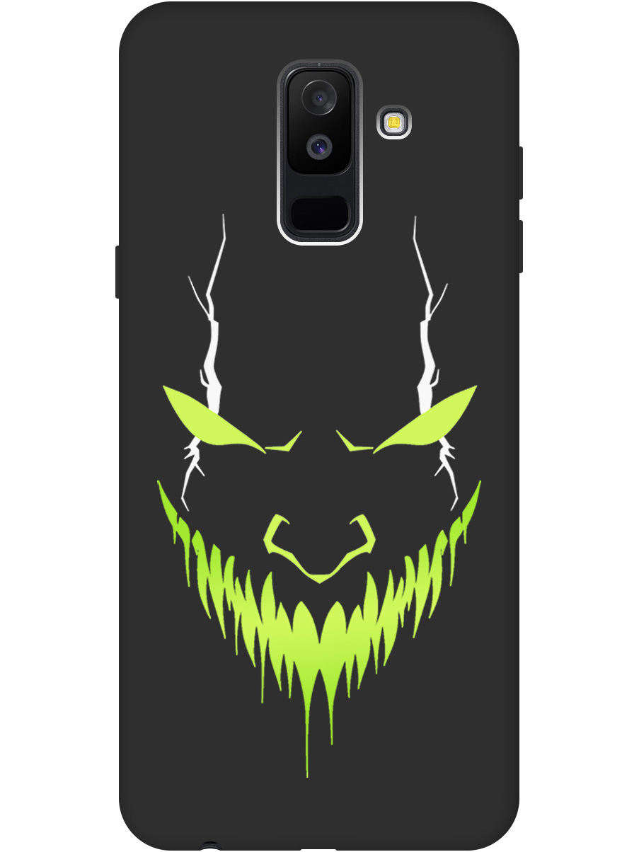 Силиконовый чехол на Samsung Galaxy A6+ (2018) с принтом "Evil Face" матовый черный, Черный;белый;зеленый, 717872151
Силиконовый чехол на Samsung Galaxy A6+ (2018) с принтом "Evil Face" матовый черный, Черный;белый;зеленый, 717872151