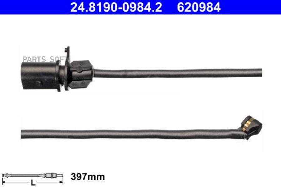 ATE '24819009842 Датчик износа колодок AUDI Q5 FY (2016-),Q7 4M (2015-),A4 B9 (2015-),A6 4
ATE '24819009842 Датчик износа колодок AUDI Q5 FY (2016-),Q7 4M (2015-),A4 B9 (2015-),A6 4