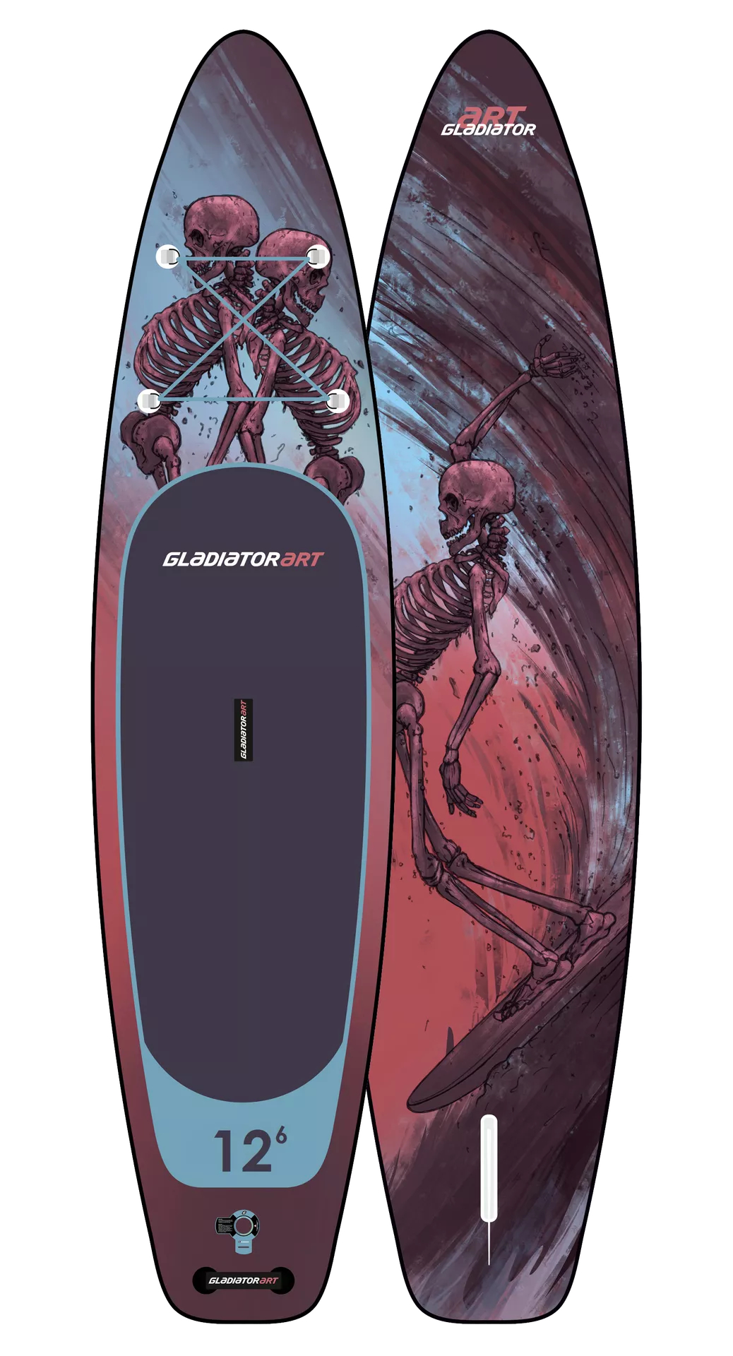 SUP-доска Gladiator Art Ride 12,6' 384х81х15 см, насос, весло, лиш, ремнабор, до 170 кг, Синий;красный;фиолетовый, Art
SUP-доска Gladiator Art Ride 12,6' 384х81х15 см, насос, весло, лиш, ремнабор, до 170 кг, Синий;красный;фиолетовый, Art