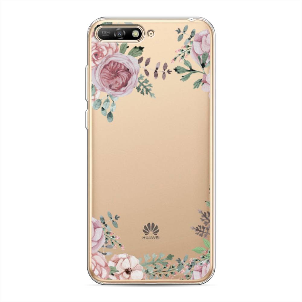 Чехол Awog на Huawei Y6 2018 "Нежные розы акварель", Прозрачный;розовый;зеленый, 67850-8
Чехол Awog на Huawei Y6 2018 "Нежные розы акварель", Прозрачный;розовый;зеленый, 67850-8