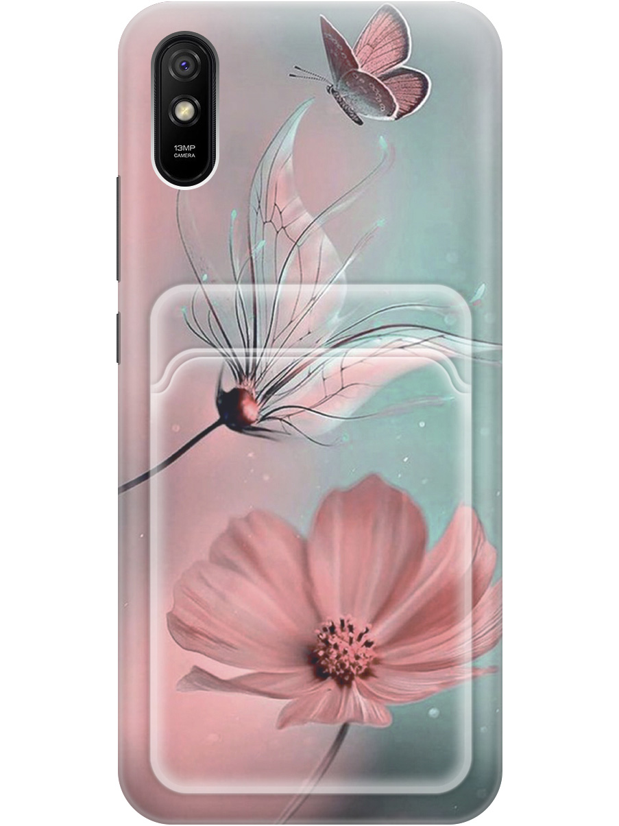 Силиконовый чехол на Xiaomi Redmi 9A с рисунком "Бабочка и цветы", Голубой;розовый;серый, 20012020
Силиконовый чехол на Xiaomi Redmi 9A с рисунком "Бабочка и цветы", Голубой;розовый;серый, 20012020