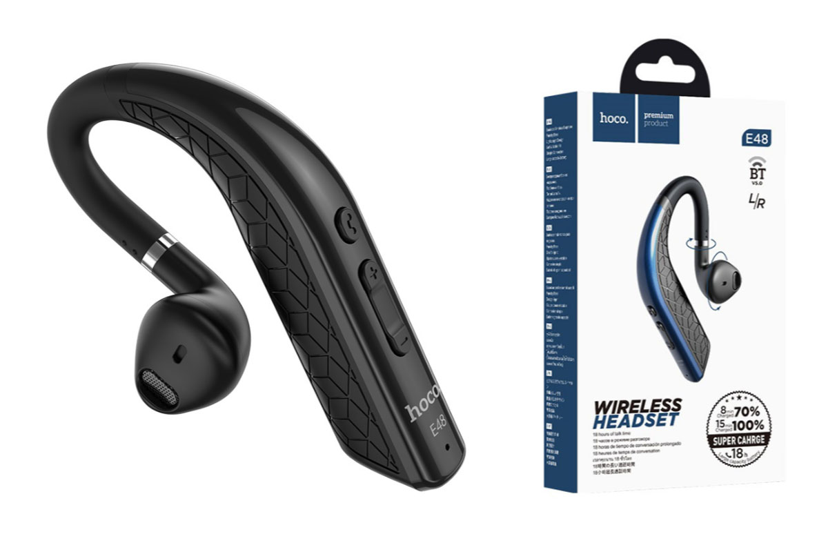 Моно-гарнитура для смартфона E48 Superior Business Wireless Headset черный, E48 Superior Business Wireless Headset
Моно-гарнитура для смартфона E48 Superior Business Wireless Headset черный, E48 Superior Business Wireless Headset