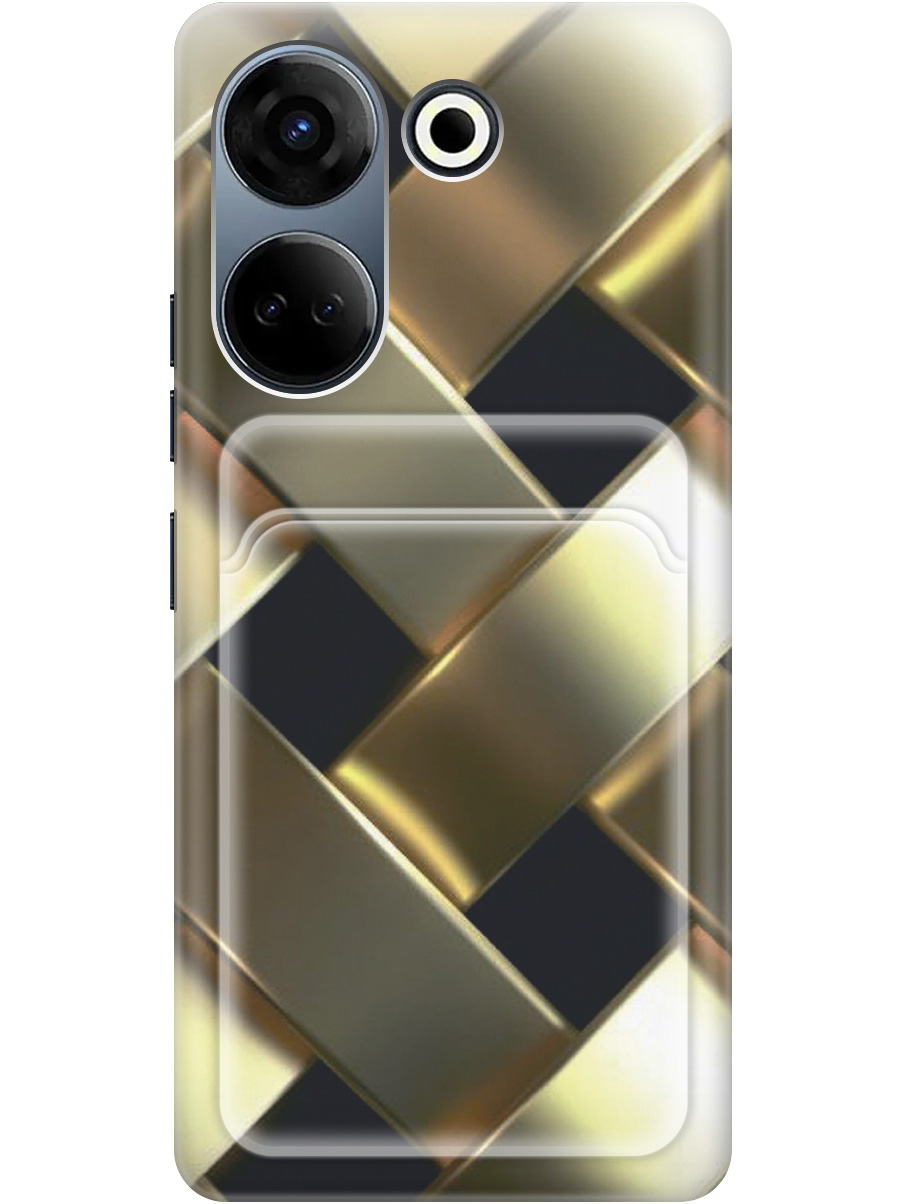 Силиконовый чехол на Tecno Camon 20 / 20 Pro с рисунком "Золотистое плетение", Золотистый;черный, 20011963
Силиконовый чехол на Tecno Camon 20 / 20 Pro с рисунком "Золотистое плетение", Золотистый;черный, 20011963