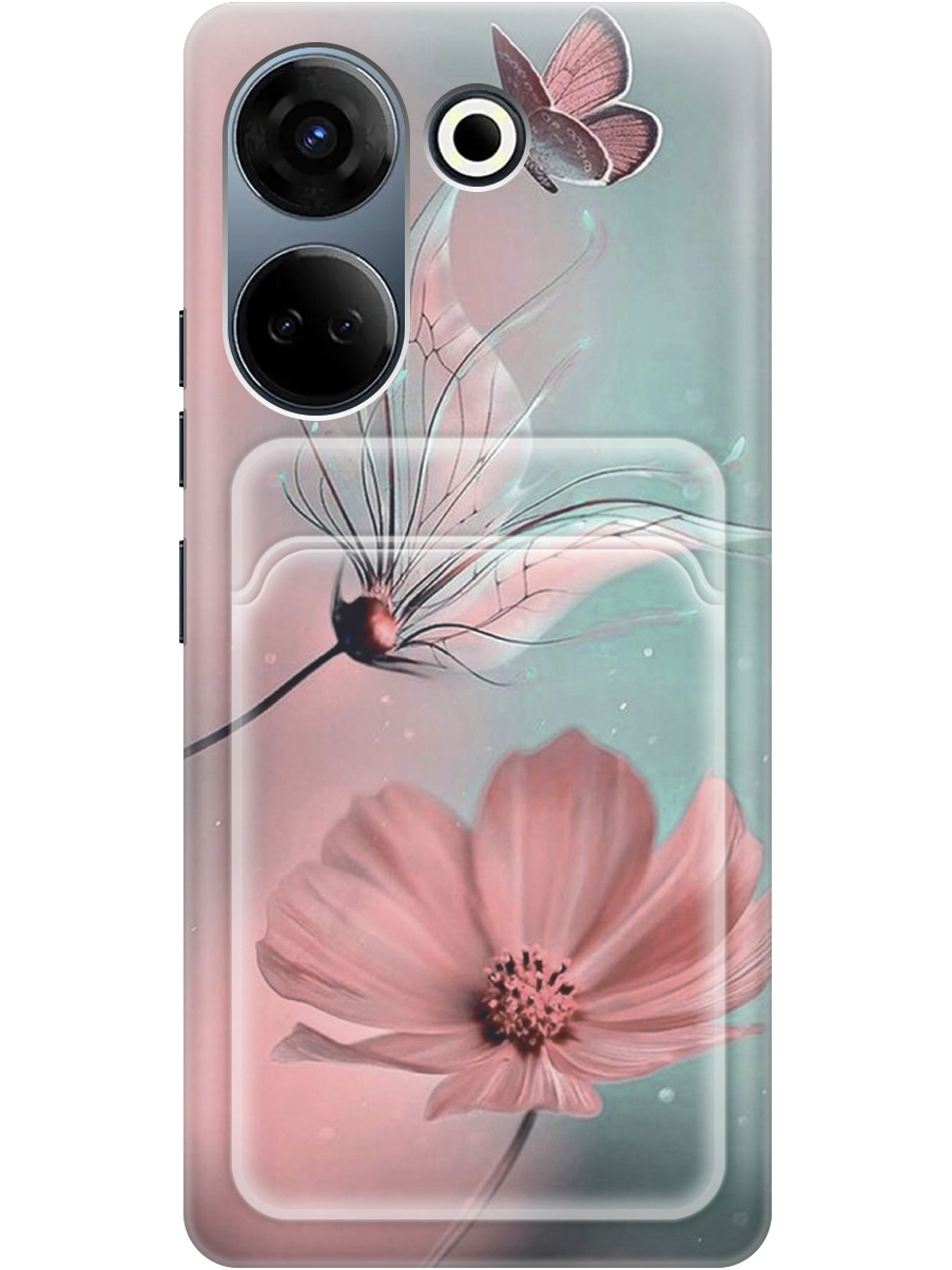 Силиконовый чехол на Tecno Camon 20/20 Pro с рисунком "Бабочка и цветы", Голубой;розовый;серый, 20011963
Силиконовый чехол на Tecno Camon 20/20 Pro с рисунком "Бабочка и цветы", Голубой;розовый;серый, 20011963
