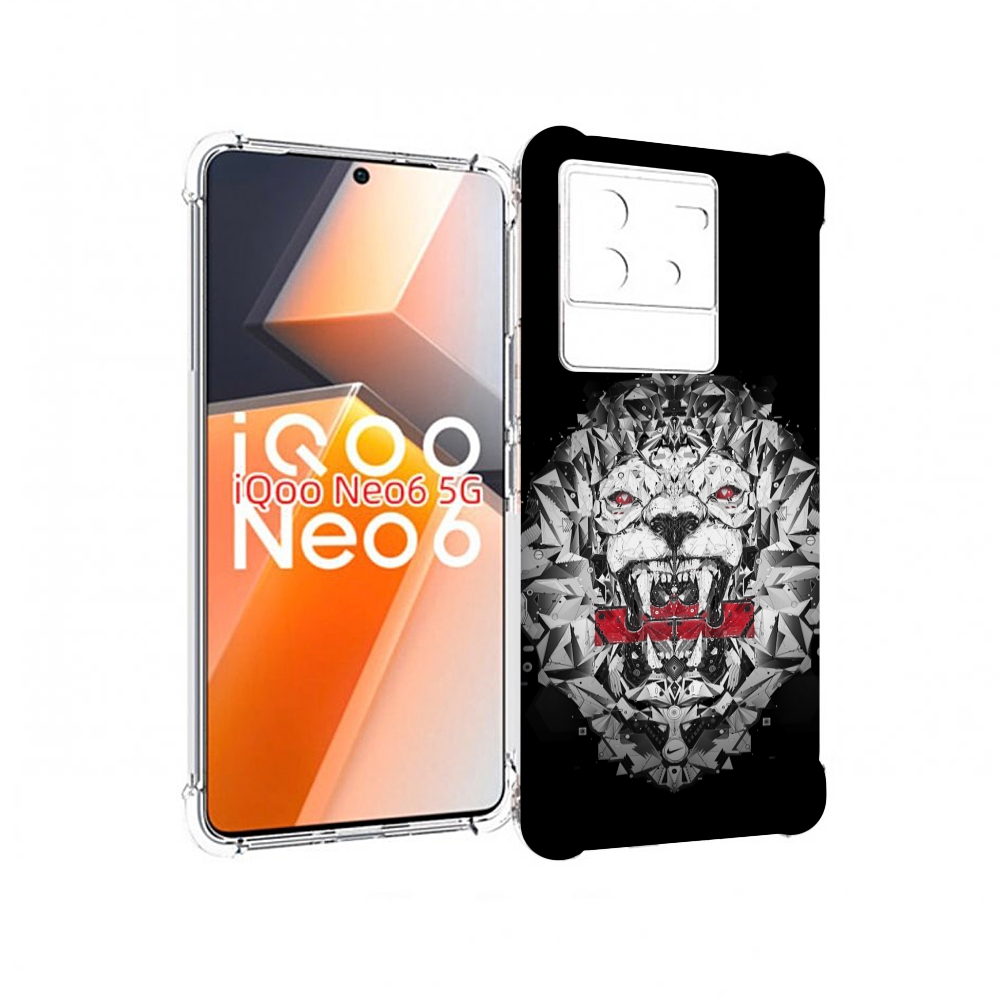 Чехол MyPads тигр-с-гранями-черно-белый для Vivo iQoo Neo 6 5G, Прозрачный, Tocco
Чехол MyPads тигр-с-гранями-черно-белый для Vivo iQoo Neo 6 5G, Прозрачный, Tocco