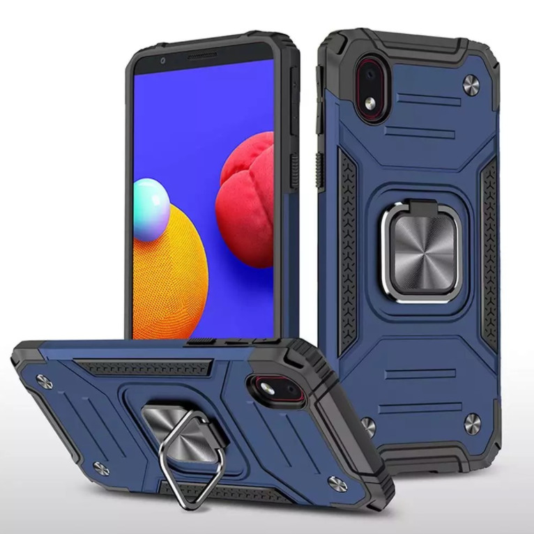 Противоударный чехол на Samsung Galaxy A02 с кольцом держателем на палец подставкой синий, Противоударный чехол для Samsung Galaxy A02
Противоударный чехол на Samsung Galaxy A02 с кольцом держателем на палец подставкой синий, Противоударный чехол для Samsung Galaxy A02