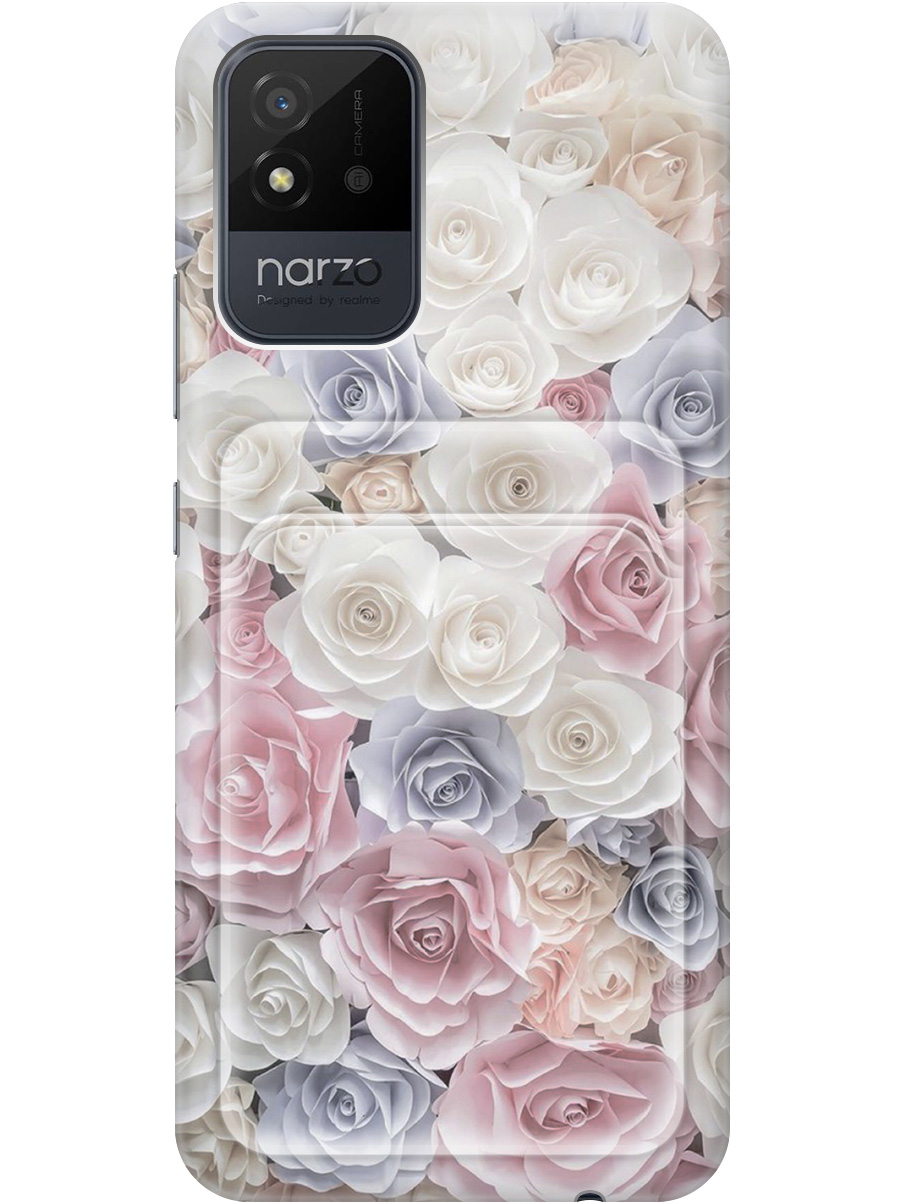 Силиконовый чехол на Realme narzo 50i с рисунком "Пастельные розы", Белый;розовый;серый, 20012040
Силиконовый чехол на Realme narzo 50i с рисунком "Пастельные розы", Белый;розовый;серый, 20012040