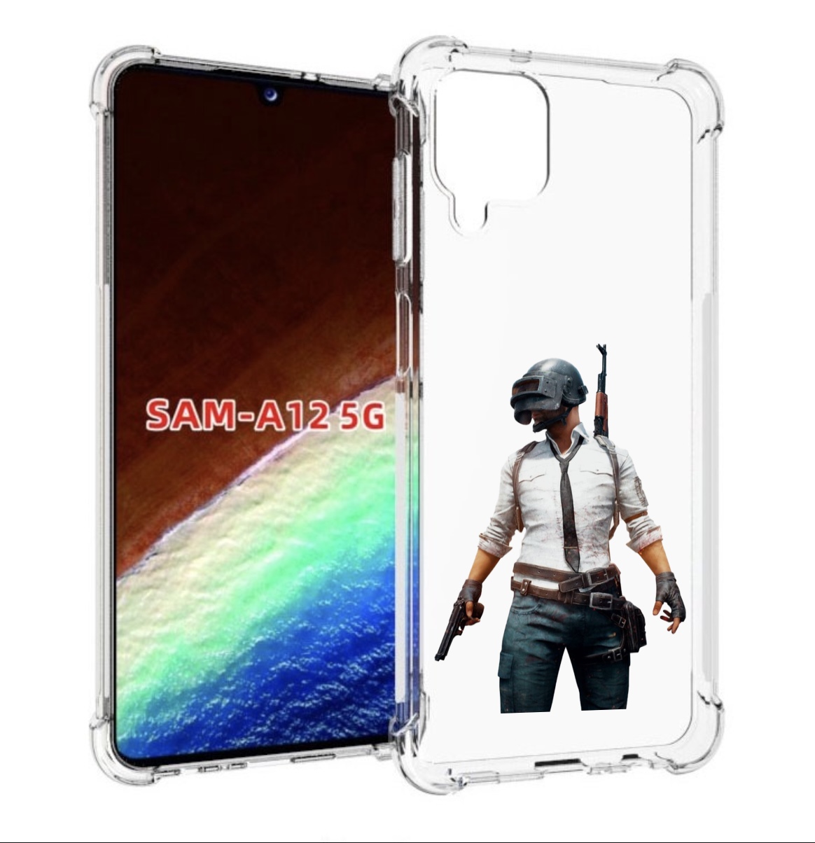 Чехол MyPads PUBG-2 для Samsung Galaxy A12 (SM-A125F) 2020/21/A12 Nacho SM-A127F, Прозрачный, Tocco
Чехол MyPads PUBG-2 для Samsung Galaxy A12 (SM-A125F) 2020/21/A12 Nacho SM-A127F, Прозрачный, Tocco