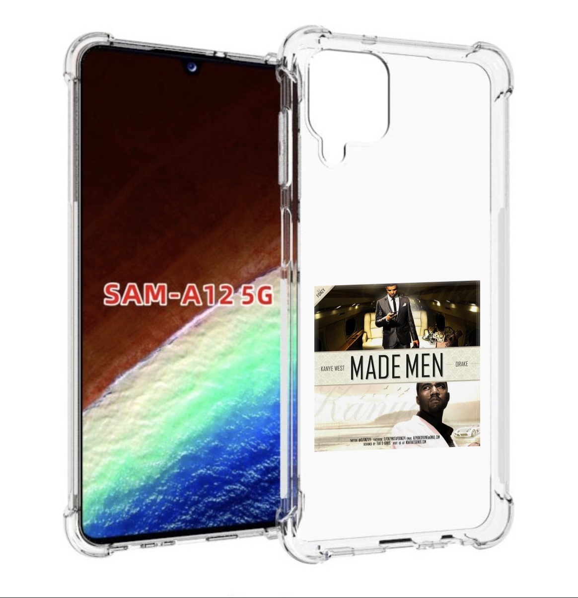 Чехол MyPads Kanye West & Drake - Made Men для Samsung Galaxy A12 (SM-A125F) 2020/21, Прозрачный, Tocco
Чехол MyPads Kanye West & Drake - Made Men для Samsung Galaxy A12 (SM-A125F) 2020/21, Прозрачный, Tocco