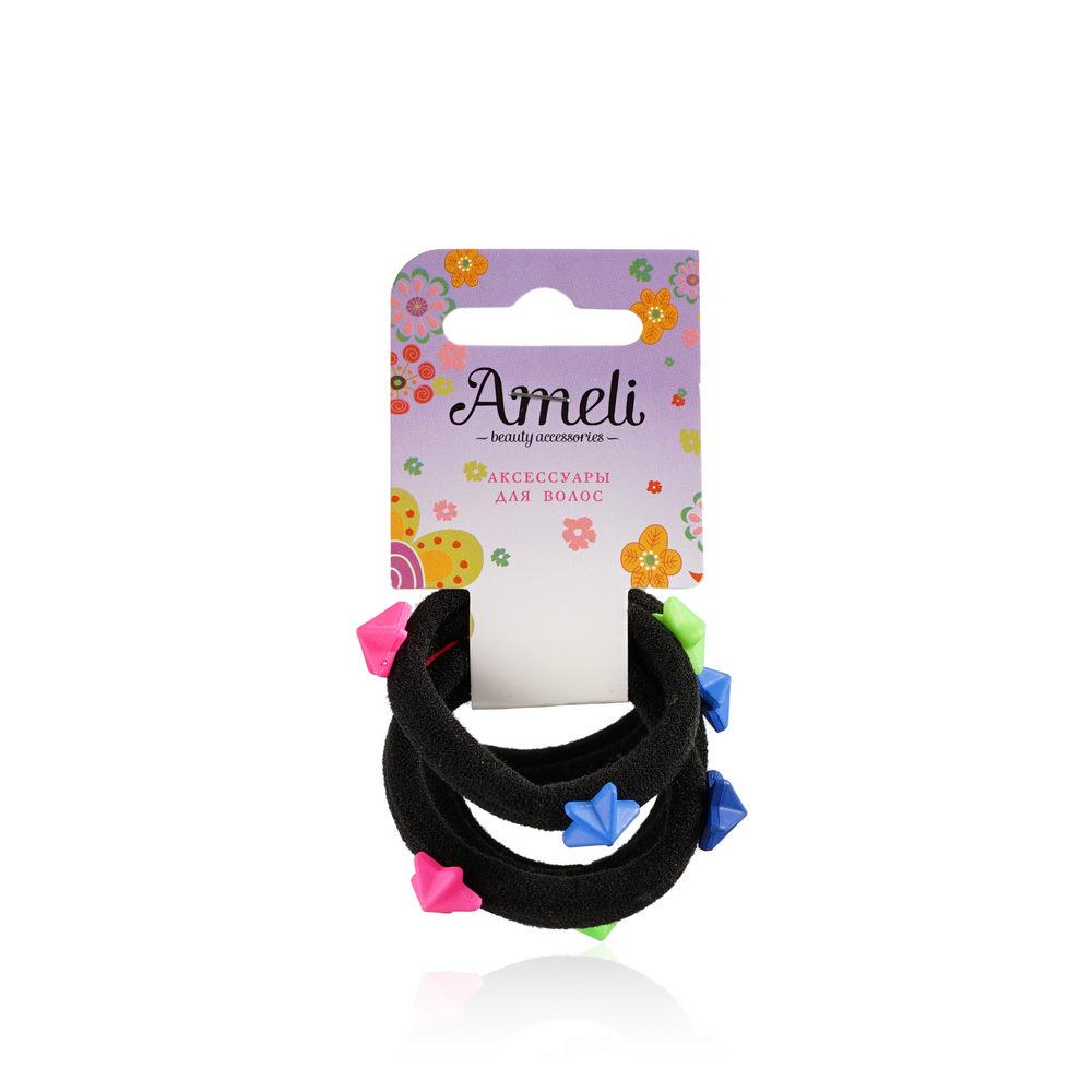 фото Резинки для волос ameli с декором 4 шт