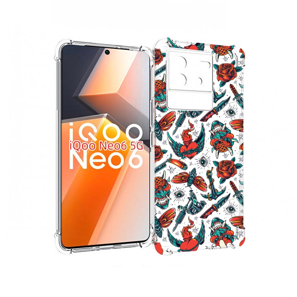 Чехол MyPads олд-скул-пак для Vivo iQoo Neo 6 5G, Прозрачный, Tocco 
Чехол MyPads олд-скул-пак для Vivo iQoo Neo 6 5G, Прозрачный, Tocco