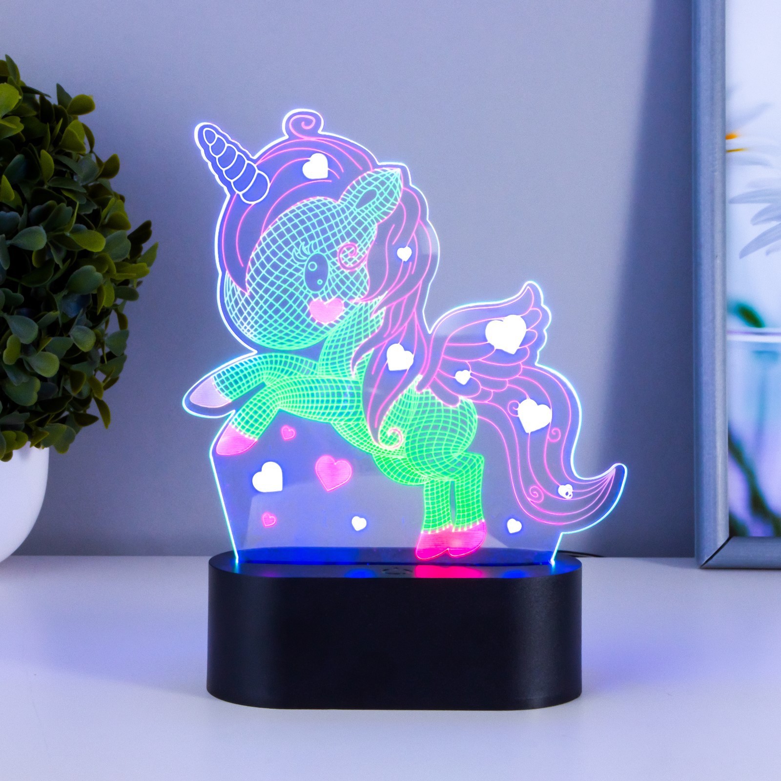 Светильник сенсорный Единорожек LED USB (90см) от батареек 3xАА черный 14х5,5х18,5 см
Светильник сенсорный Единорожек LED USB (90см) от батареек 3xАА черный 14х5,5х18,5 см