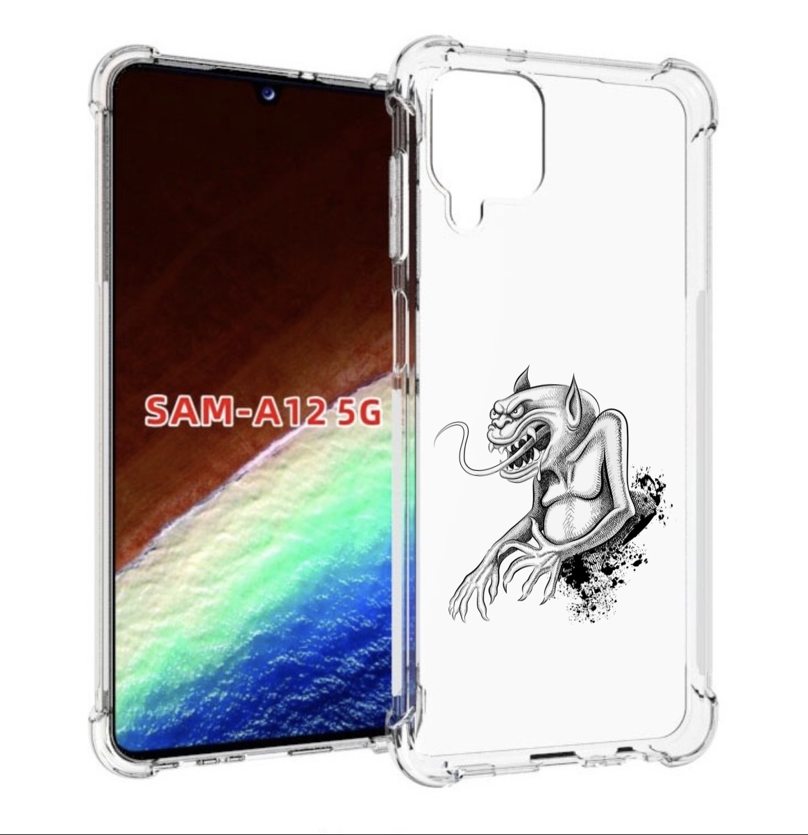 Чехол MyPads чорт для Samsung Galaxy A12 (SM-A125F) 2020/21/A12 Nacho SM-A127F, Прозрачный, Tocco
Чехол MyPads чорт для Samsung Galaxy A12 (SM-A125F) 2020/21/A12 Nacho SM-A127F, Прозрачный, Tocco