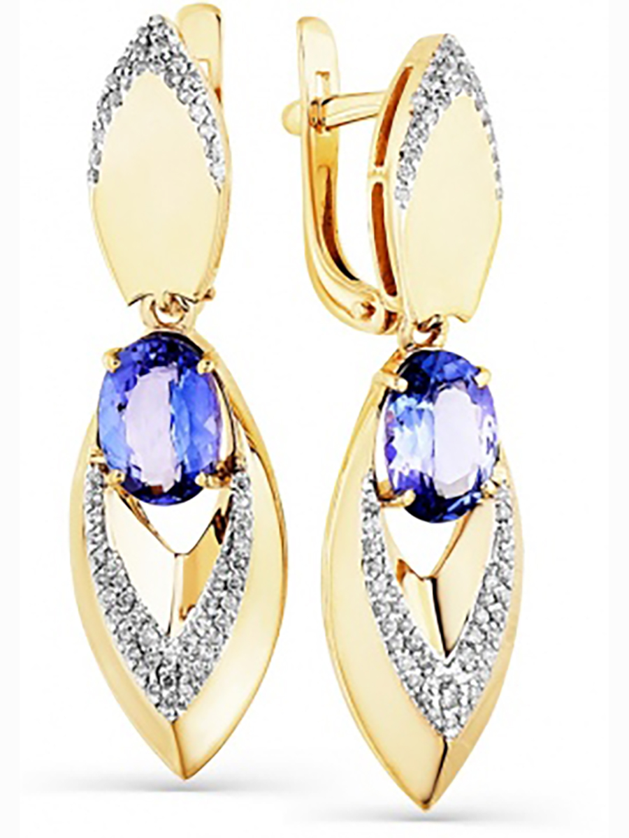 Серьги из жёлтого золота с танзанитами и бриллиантами Master Brilliant 2-307962-00-31, 2-307962-00-31
Серьги из жёлтого золота с танзанитами и бриллиантами Master Brilliant 2-307962-00-31, 2-307962-00-31