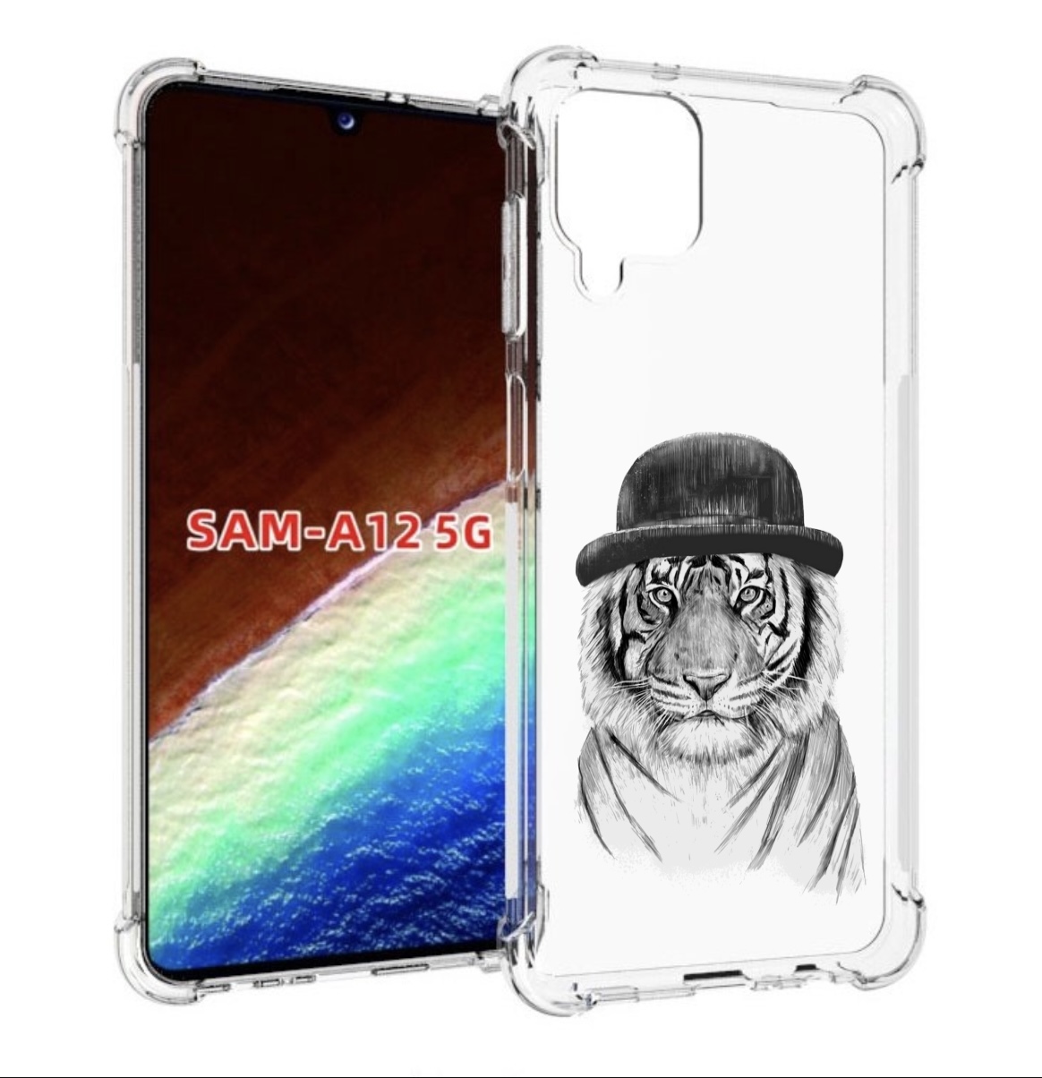Чехол MyPads тигр британец для Samsung Galaxy A12 (SM-A125F) 2020/21/A12 Nacho SM-A127F, Прозрачный, Tocco
Чехол MyPads тигр британец для Samsung Galaxy A12 (SM-A125F) 2020/21/A12 Nacho SM-A127F, Прозрачный, Tocco