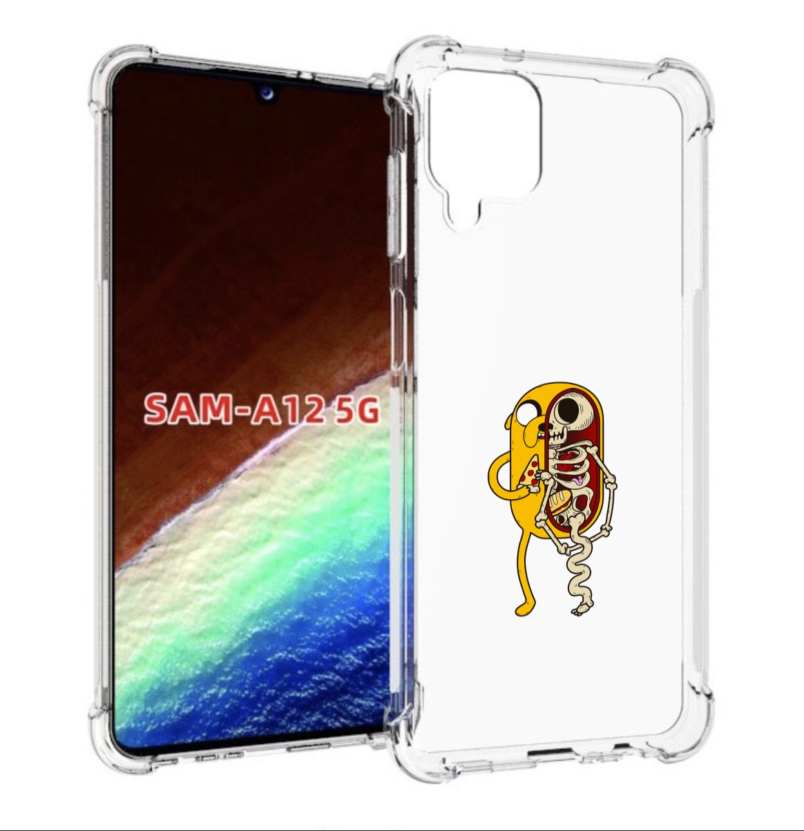 Чехол MyPads Джейк скелет для Samsung Galaxy A12 (SM-A125F) 2020/21/A12 Nacho SM-A127F, Прозрачный, Tocco
Чехол MyPads Джейк скелет для Samsung Galaxy A12 (SM-A125F) 2020/21/A12 Nacho SM-A127F, Прозрачный, Tocco