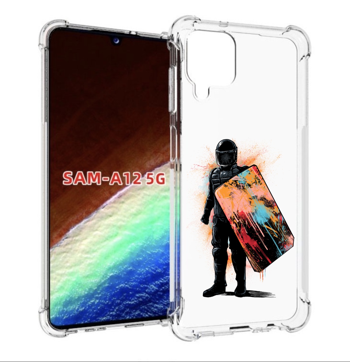 Чехол MyPads солдат с красочным щитом для Samsung Galaxy A12 (SM-A125F) 2020/21, Прозрачный, Tocco
Чехол MyPads солдат с красочным щитом для Samsung Galaxy A12 (SM-A125F) 2020/21, Прозрачный, Tocco