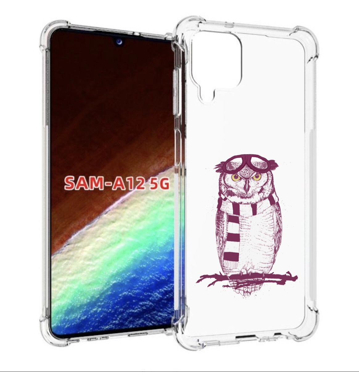 Чехол MyPads сова-летчик для Samsung Galaxy A12 (SM-A125F) 2020/21/A12 Nacho SM-A127F, Прозрачный, Tocco
Чехол MyPads сова-летчик для Samsung Galaxy A12 (SM-A125F) 2020/21/A12 Nacho SM-A127F, Прозрачный, Tocco