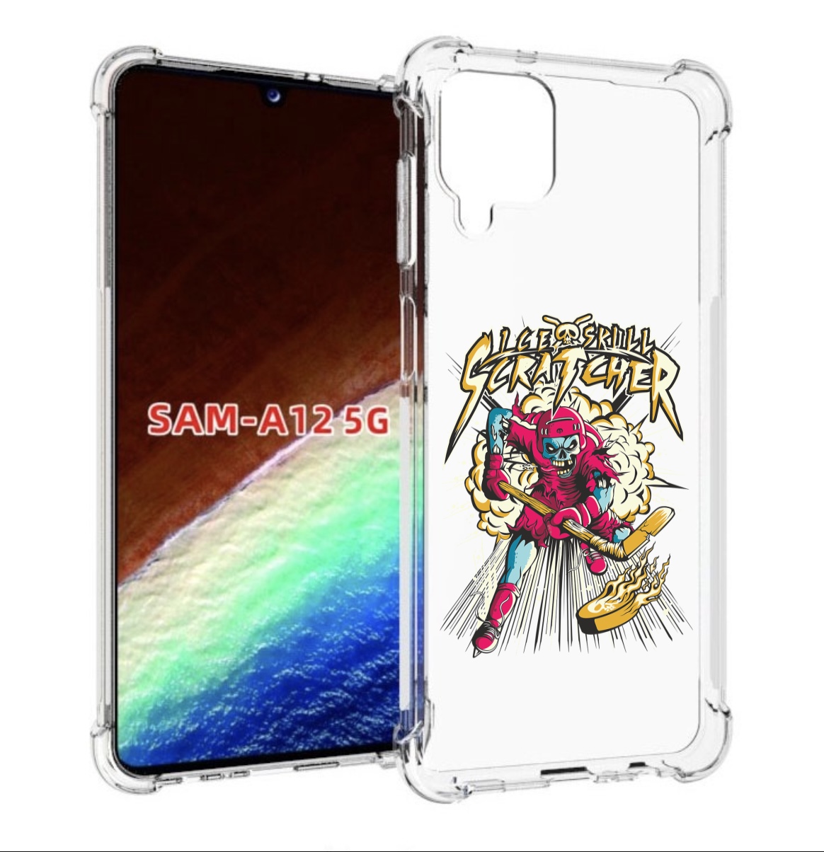 Чехол MyPads нарисованный скелет хоккеист для Samsung Galaxy A12 (SM-A125F) 2020/21, Прозрачный, Tocco
Чехол MyPads нарисованный скелет хоккеист для Samsung Galaxy A12 (SM-A125F) 2020/21, Прозрачный, Tocco