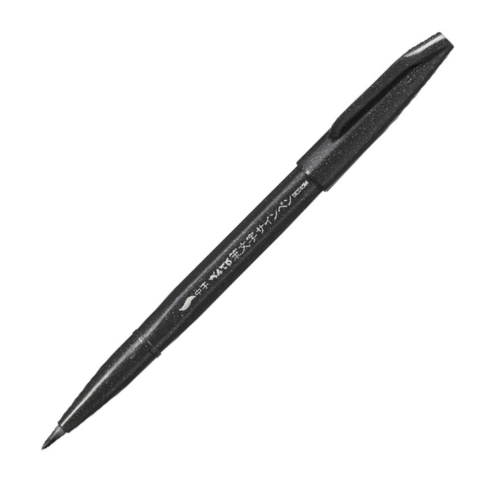 Фломастер-Кисть для каллиграфии Pentel Brush Sign Pen Extra Fine, ультра-тонкая, чернила ч
Фломастер-Кисть для каллиграфии Pentel Brush Sign Pen Extra Fine, ультра-тонкая, чернила ч