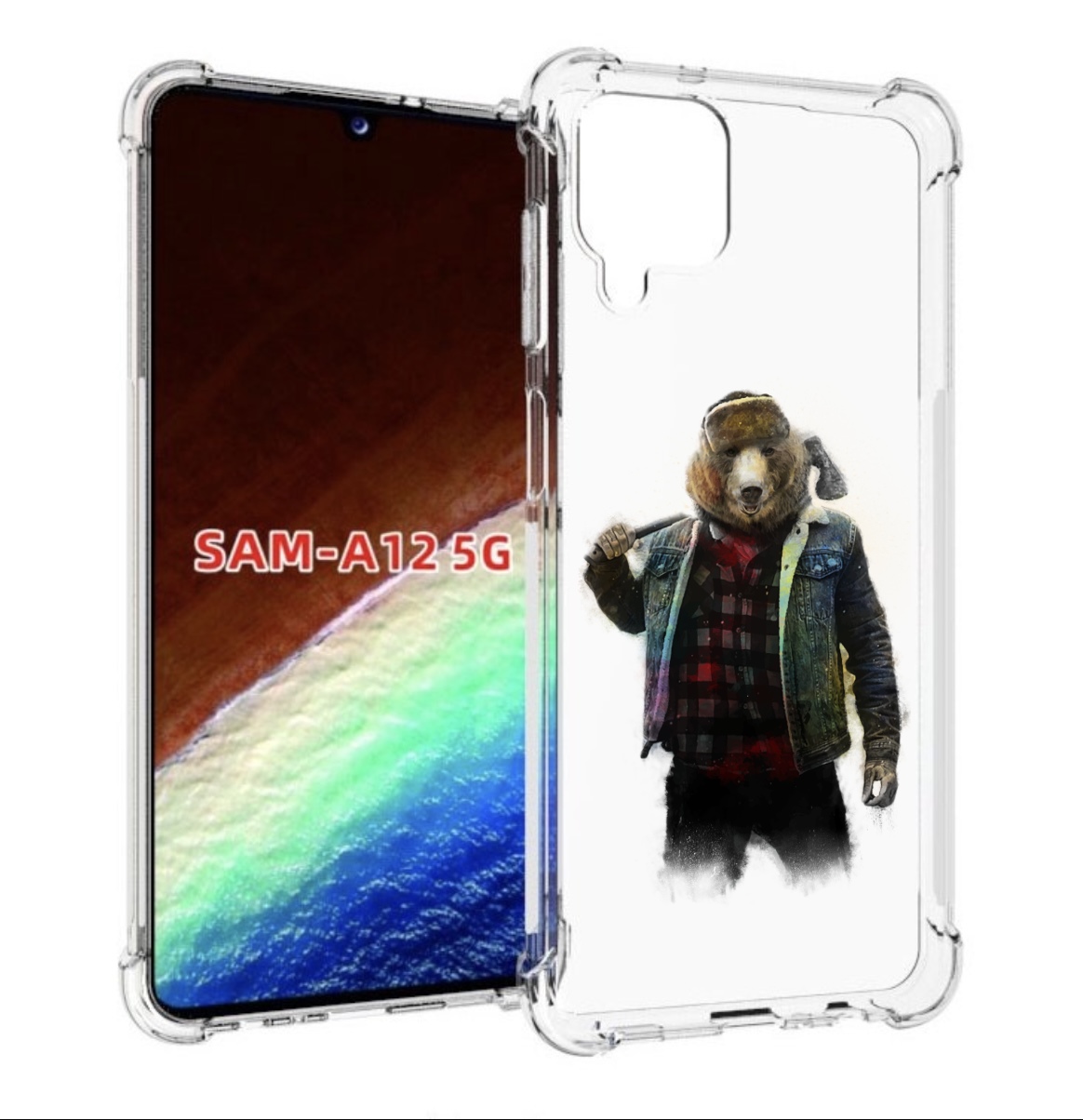 Чехол MyPads медведь с топором для Samsung Galaxy A12 (SM-A125F) 2020/21, Прозрачный, Tocco
Чехол MyPads медведь с топором для Samsung Galaxy A12 (SM-A125F) 2020/21, Прозрачный, Tocco