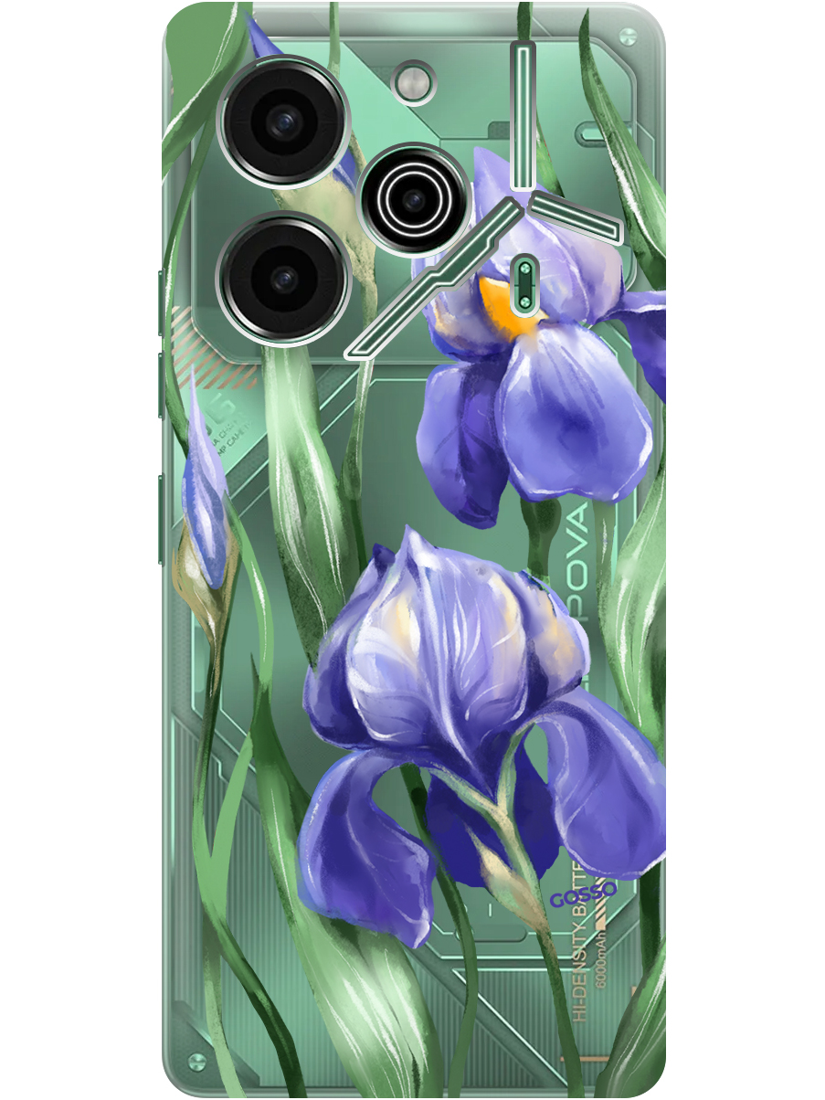 Силиконовый чехол на Tecno Pova 6 Pro с принтом "Удивительные ирисы" прозрачный, Прозрачный;белый;синий, 781971021
Силиконовый чехол на Tecno Pova 6 Pro с принтом "Удивительные ирисы" прозрачный, Прозрачный;белый;синий, 781971021