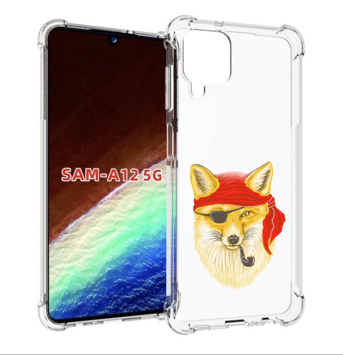 Чехол MyPads лиса-пират для Samsung Galaxy A12 (SM-A125F) 2020/21/A12 Nacho SM-A127F, Прозрачный, Tocco
Чехол MyPads лиса-пират для Samsung Galaxy A12 (SM-A125F) 2020/21/A12 Nacho SM-A127F, Прозрачный, Tocco