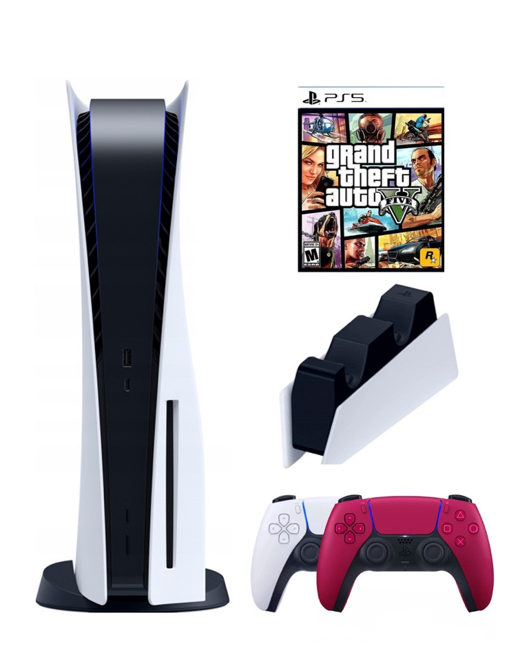 Игровая приставка Sony PlayStation 5 (3-ревизия)+Grand Theft Auto V, Белый;черный, 16/00/18
Игровая приставка Sony PlayStation 5 (3-ревизия)+Grand Theft Auto V, Белый;черный, 16/00/18