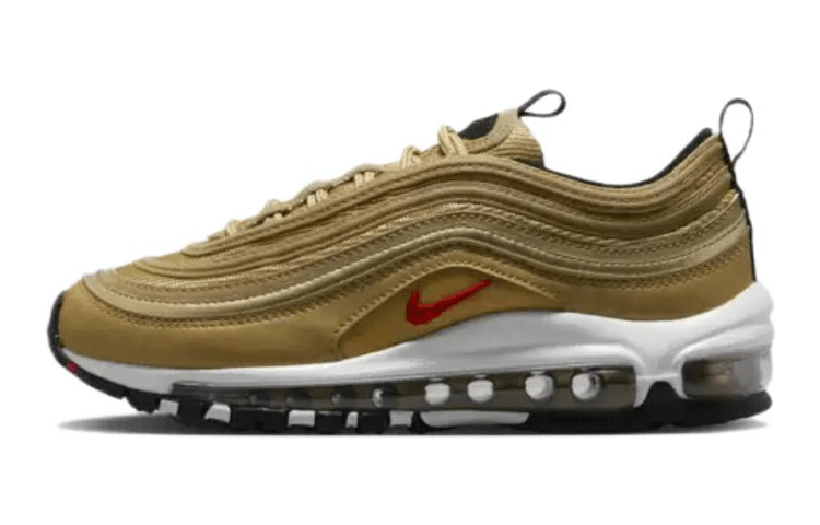 Кроссовки унисекс Nike Air Max 97 Metallic Gold GS золотистые 40 EU, Золотистый, Air Max 97 Metallic Gold GS
Кроссовки унисекс Nike Air Max 97 Metallic Gold GS золотистые 40 EU, Золотистый, Air Max 97 Metallic Gold GS