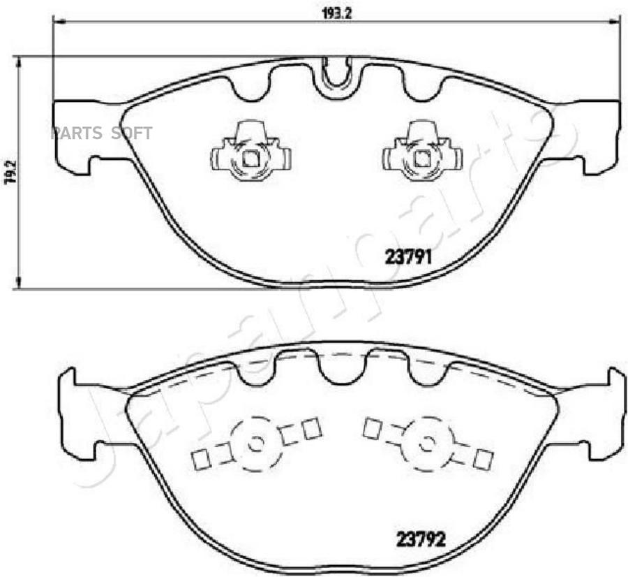 Колодки тормозные BMW E60/E65/M5/M6 04-/JAGUAR FX/XJ/XK 09- передние JAPANPARTS PA-0122AF
Колодки тормозные BMW E60/E65/M5/M6 04-/JAGUAR FX/XJ/XK 09- передние JAPANPARTS PA-0122AF
