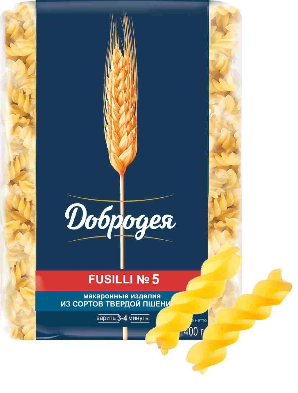 Макаронные изделия Добродея FUSILLI 5, 400 г х 4 шт, Макаронные изделия Высший сорт "Добродея" FUSILLI 5 400гр_1600
Макаронные изделия Добродея FUSILLI 5, 400 г х 4 шт, Макаронные изделия Высший сорт "Добродея" FUSILLI 5 400гр_1600