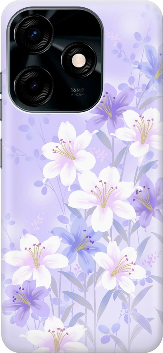 Силиконовый чехол на Tecno Spark 10C "Лилии на фиолетовом", Белый;фиолетовый, 159584
Силиконовый чехол на Tecno Spark 10C "Лилии на фиолетовом", Белый;фиолетовый, 159584