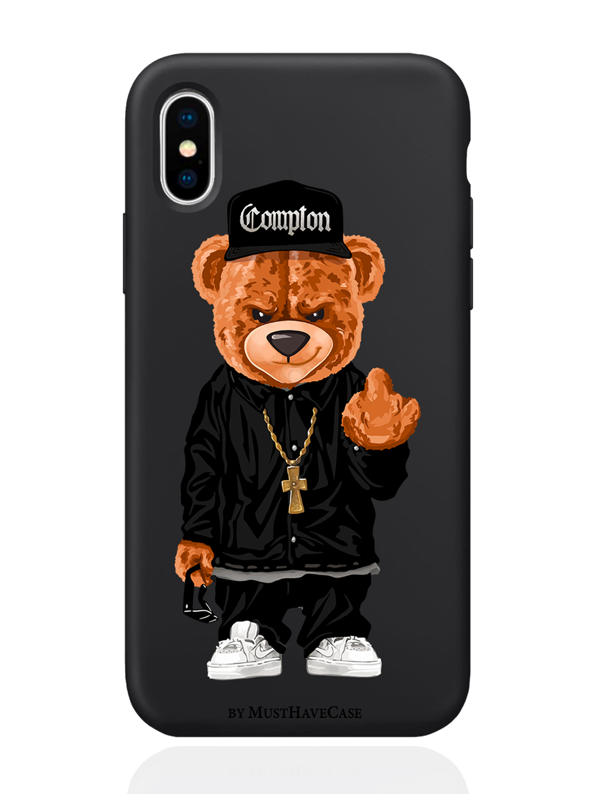 Чехол MustHaveCase для iPhone X/Xs Мишка Compton, Коричневый;черный;белый, iPhone X/Xs Мишка Compton
Чехол MustHaveCase для iPhone X/Xs Мишка Compton, Коричневый;черный;белый, iPhone X/Xs Мишка Compton