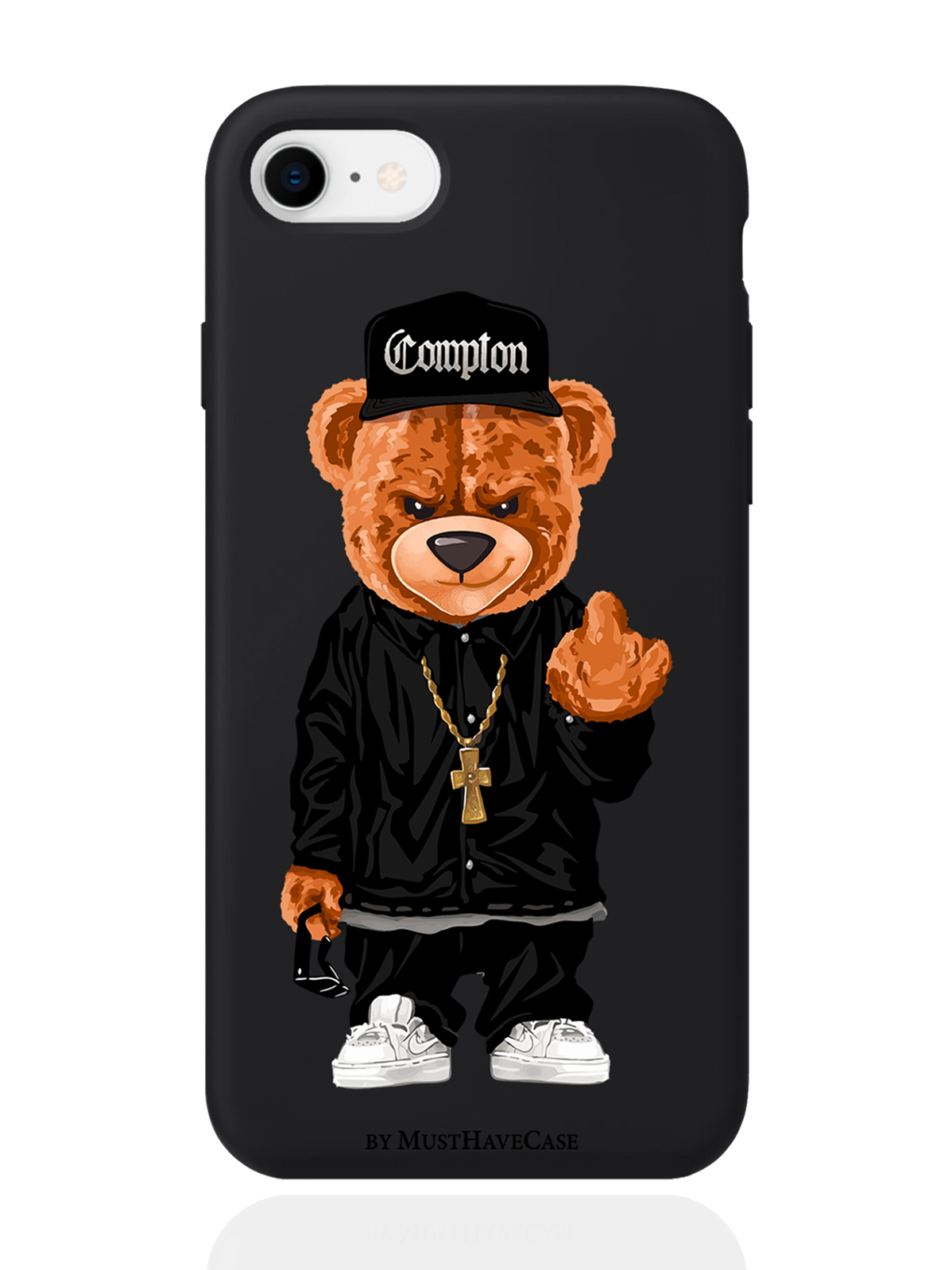 Чехол MustHaveCase для iPhone 7/8/SE2020 Мишка Compton, Коричневый;черный;белый, iPhone 7/8/SE2020 Мишка Compton
Чехол MustHaveCase для iPhone 7/8/SE2020 Мишка Compton, Коричневый;черный;белый, iPhone 7/8/SE2020 Мишка Compton