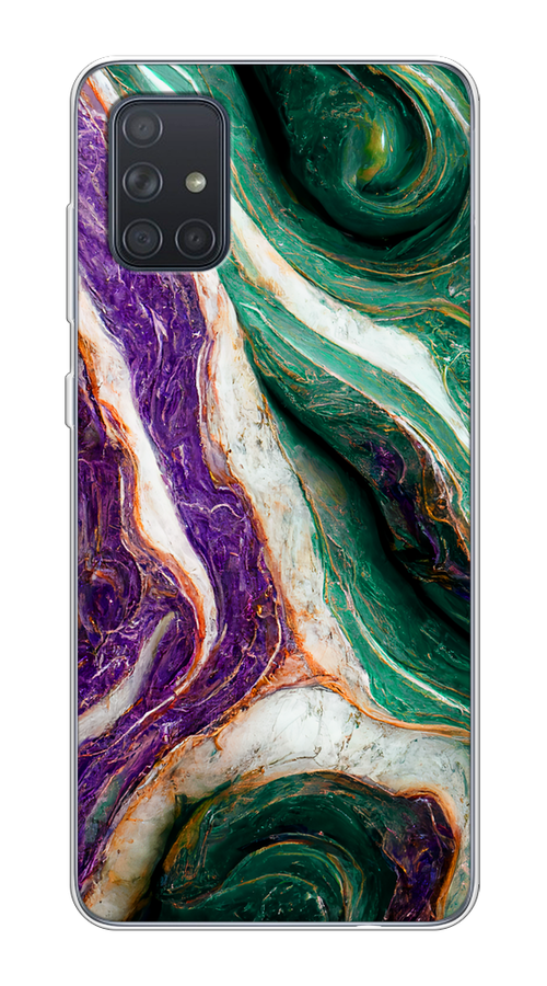 Чехол на Samsung Galaxy A71 4G "Фиолетово-зеленый мрамор", Зеленый;фиолетовый, 29050-1
Чехол на Samsung Galaxy A71 4G "Фиолетово-зеленый мрамор", Зеленый;фиолетовый, 29050-1