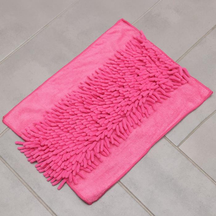 фото Насадка для швабры с зажимом-бабочкой доляна, микрофибра букля 39×28 см, цвет микс