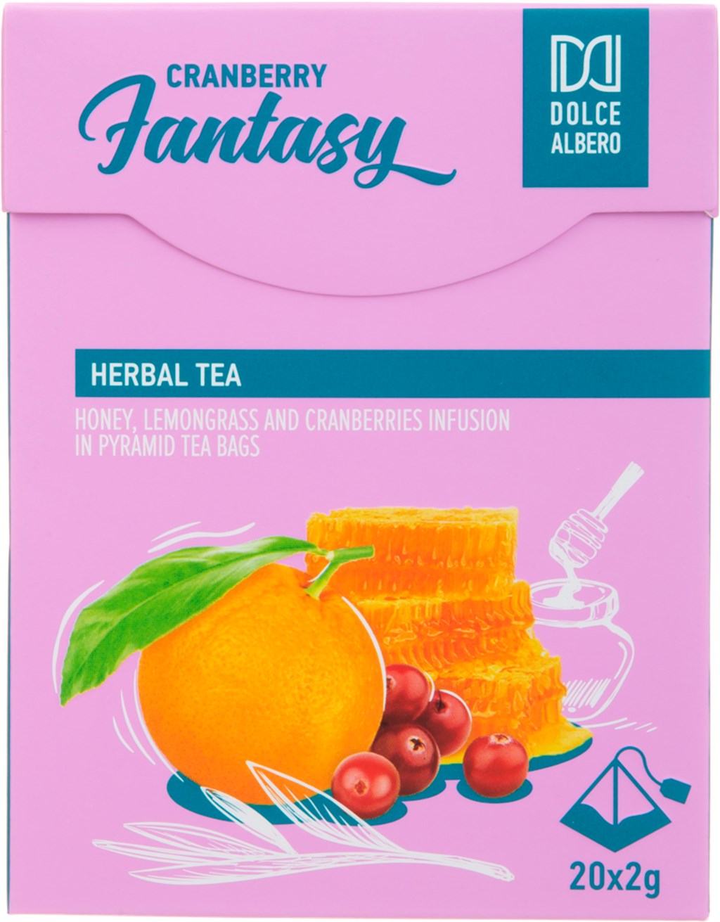 Чайный напиток Dolce Albero Cranberry fantasy с медом, лемонграссом и клюквой 2 г х 20 шт
Чайный напиток Dolce Albero Cranberry fantasy с медом, лемонграссом и клюквой 2 г х 20 шт