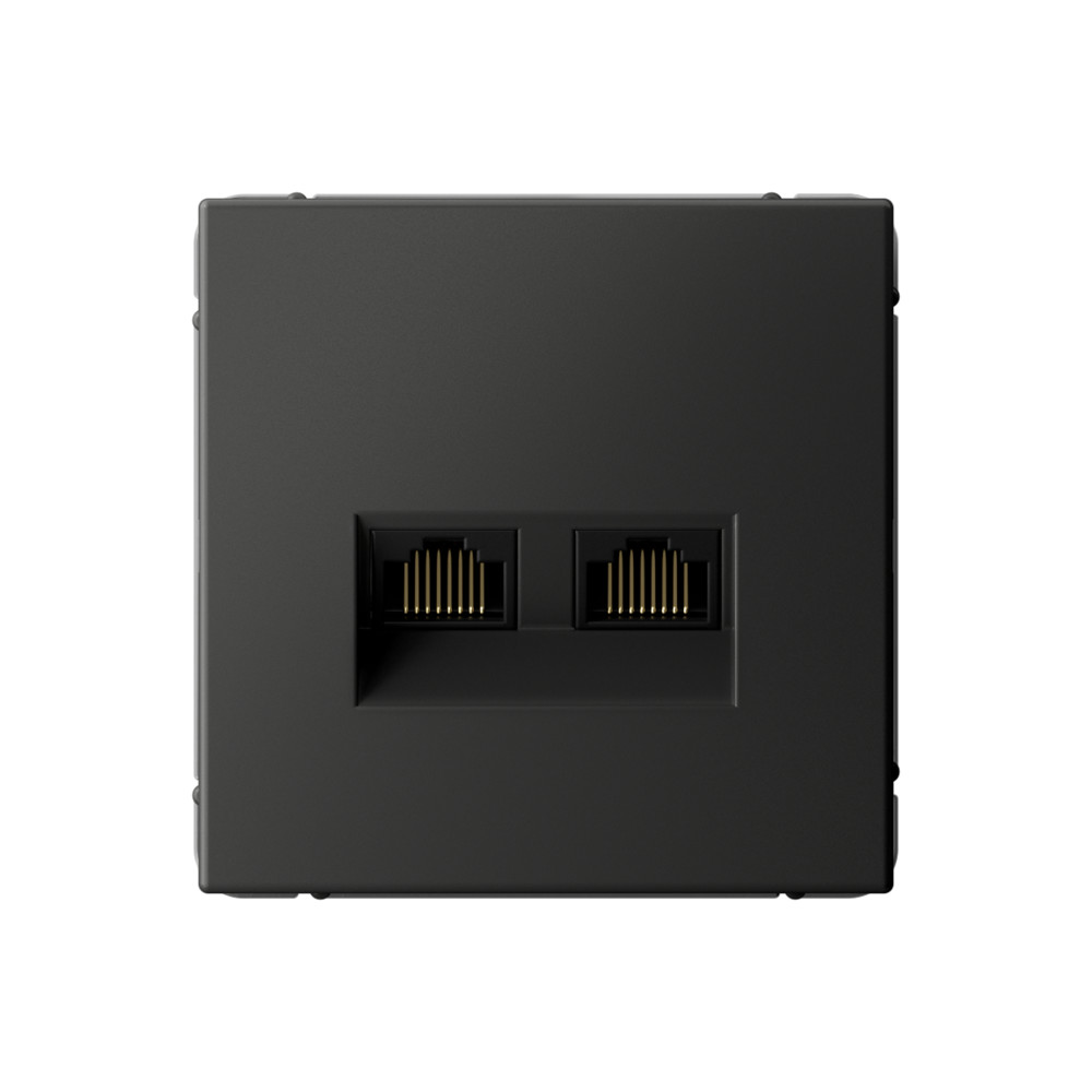Розетка двойная компьютерная RJ45+RJ45 Systeme Electric, ArtGallery, базальт, GAL001488, Черный
Розетка двойная компьютерная RJ45+RJ45 Systeme Electric, ArtGallery, базальт, GAL001488, Черный